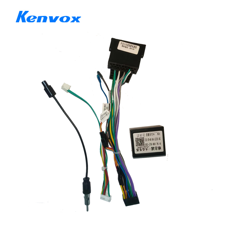 Car Stereo Canbus Decoder - AndroidカーラジオCanbusボックスデコーダー フォルクスワーゲン ゴルフ5/6/ポロ/パサート/ジェッタ/ティグアン 2din 16ピンステレオ配線ハーネスプラグ電源ケーブル