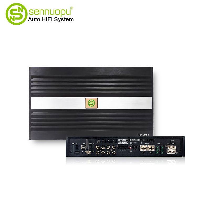 Car Stereo Dsp 8 Channel - Sennuopu-Hi-fiサウンドオーディオシステム,カーアンプ,10チャンネル,DSPプロセッサ,HD, Bluetooth,aptxプレーヤー,bmw,ベンツ,x12,8チャンネル