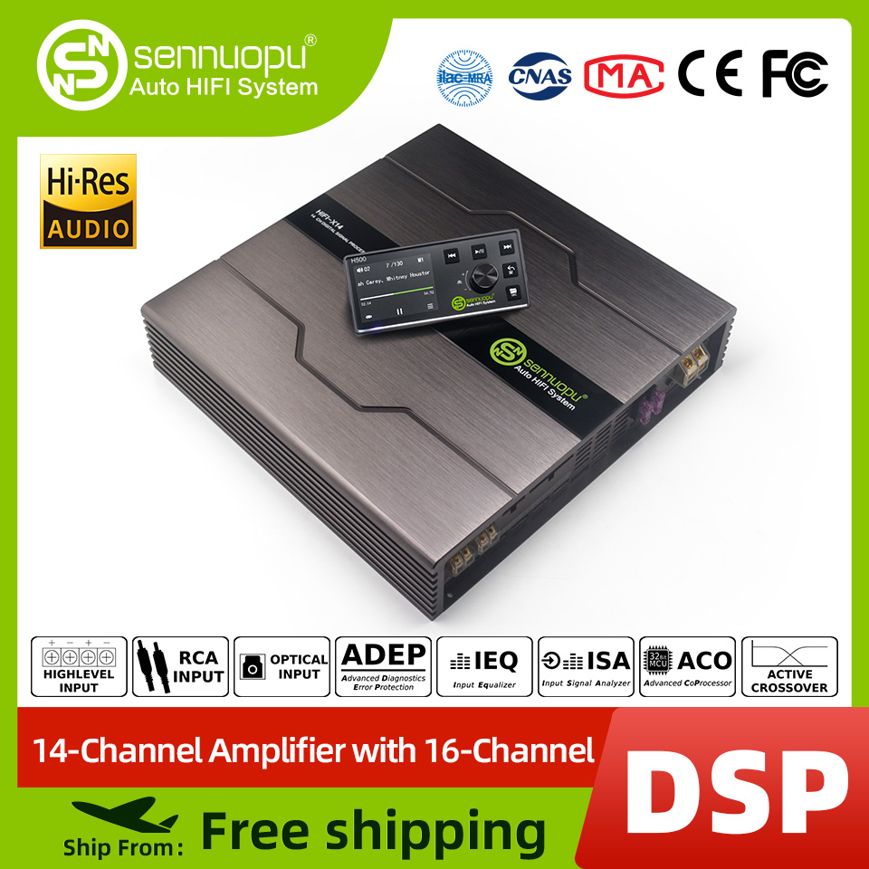 Sennuopu X14 16 チャンネル dsp プロセッ - Car Stereo Dsp 8 Channel のレビューと価格