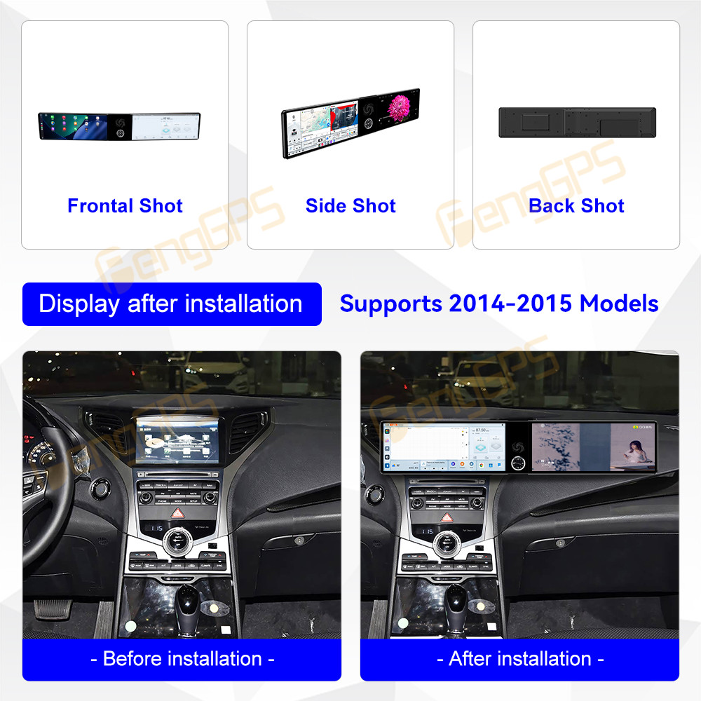 24.6インチスクリーンカーステレオ、ヒュンダイグランジャー - Android Auto Head Unit 12.3 Inch のレビューと価格