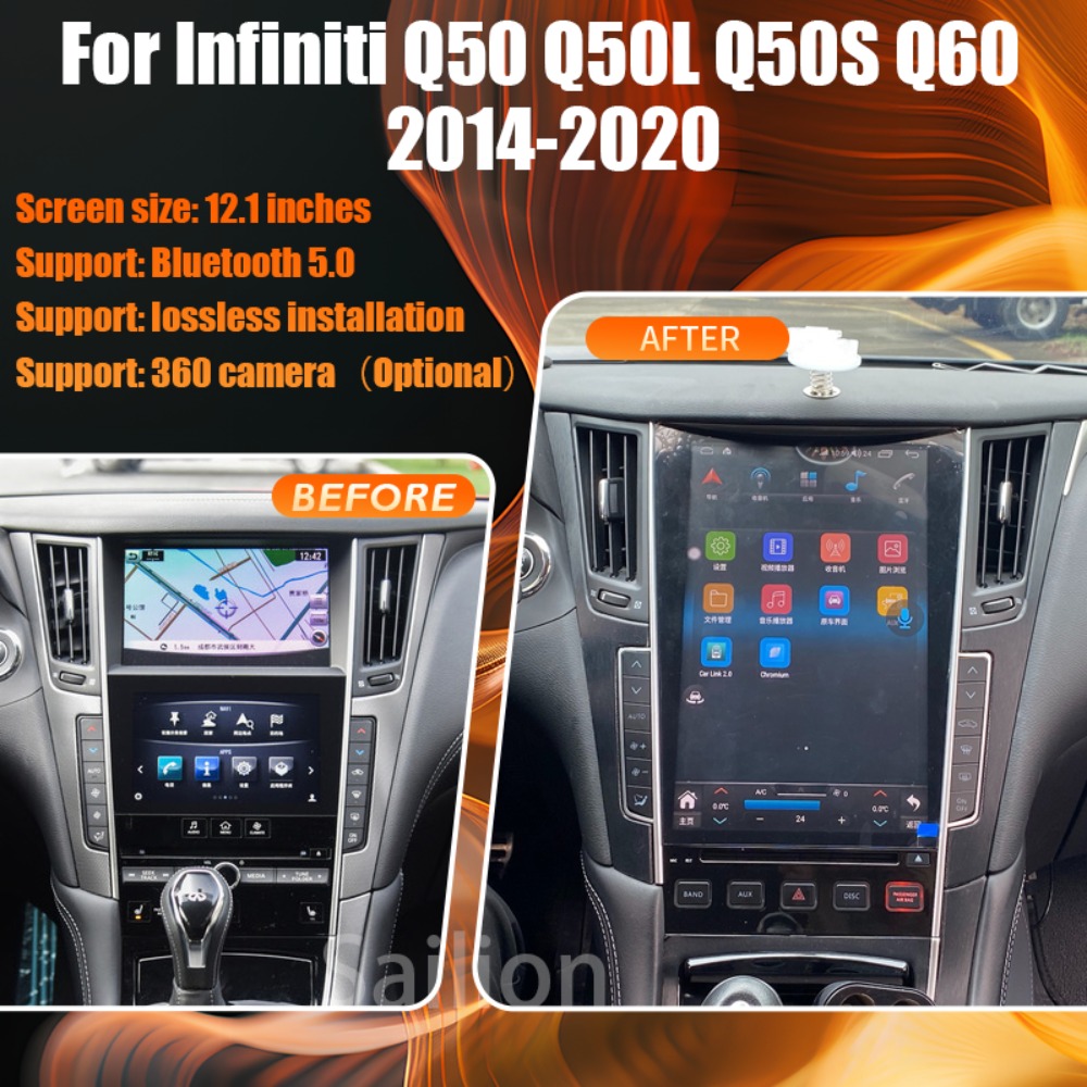 Android15 カーラジオ インフィニティ Q50 Q5 - Car Dvd Player Bluetooth Steering Wheel のレビューと価格