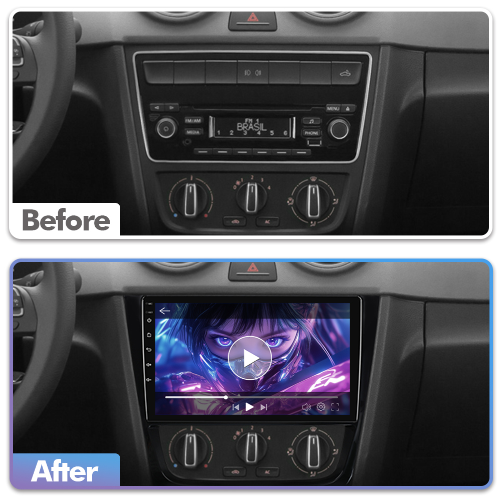 ISUDAR T57 Android 15 ラジオ。フォルク - Android Head Unit 6Gb 128Gb のレビューと価格