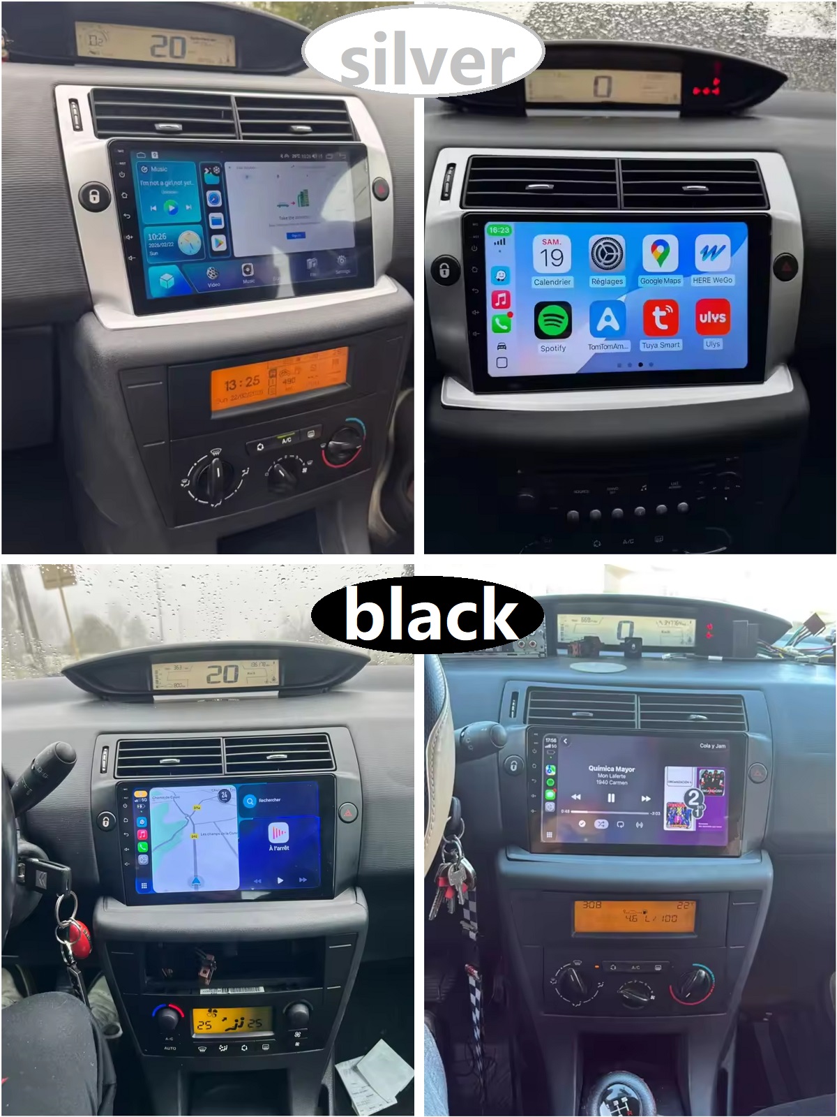 ISUDAR T57 Android 15 ラジオ。シトロエ - Android Head Unit 6Gb 128Gb のレビューと価格
