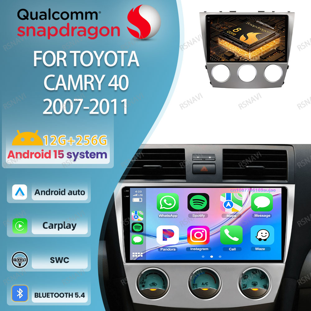 Android 15搭載 トヨタ カムリ 40系 (2007 - Car Radio Gps Navigation 10 Inch のレビューと価格