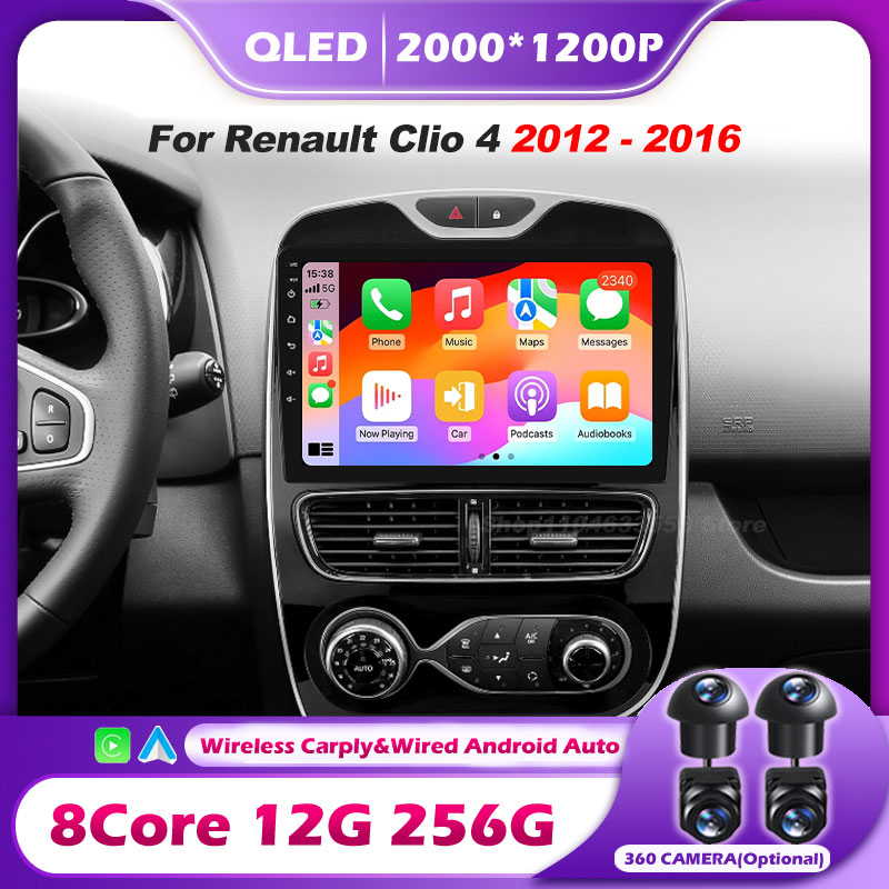 ルノー クリオ 4 2012-2016用 カープレイ カーラ - Car Radio Gps Navigation 10 Inch のレビューと価格