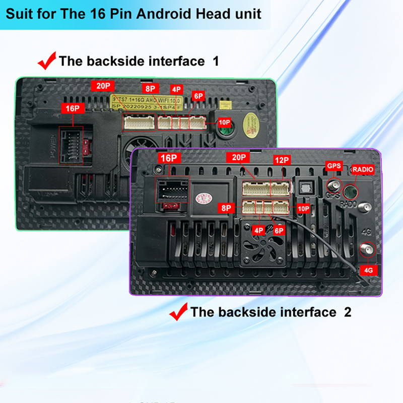 Androidカーラジオ16ピンステレオ配線ハーネスプラグ電 - Car Stereo Canbus Decoder のレビューと価格