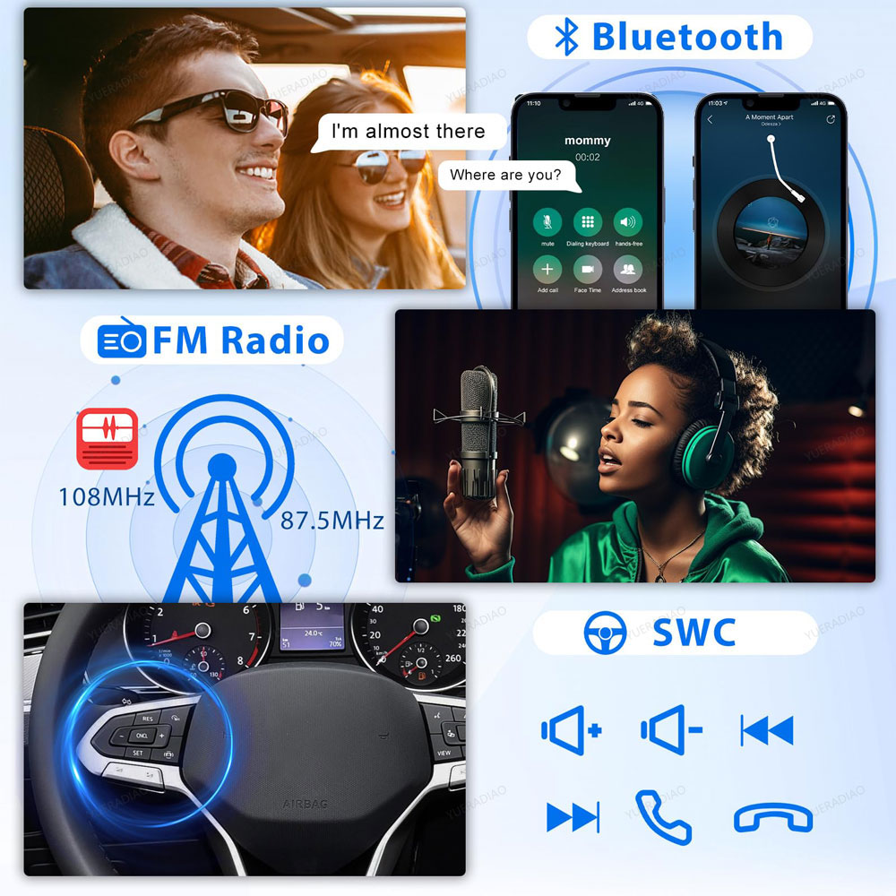 マツダ3 I BK 2003-2009用Android 16 - Android Car Stereo 2 Din 8 Core のレビューと価格
