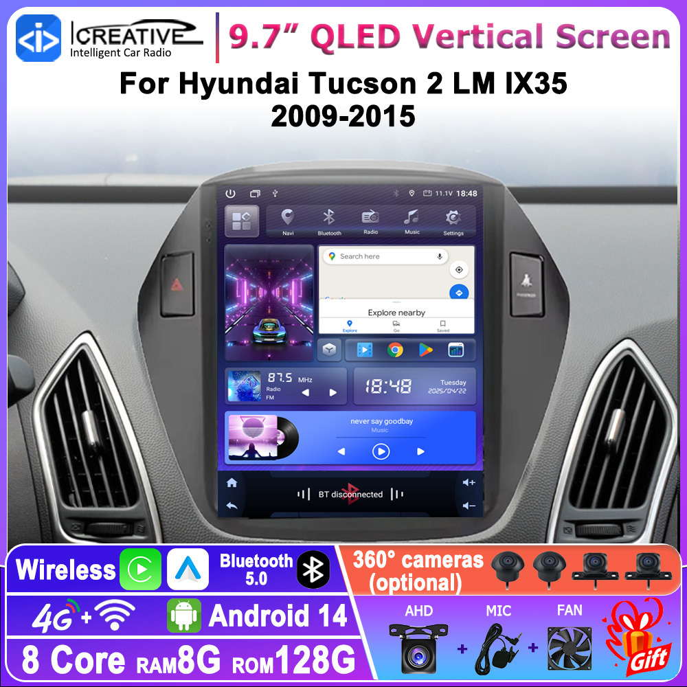9.7インチAndroidカーマルチメディアプレーヤー、ヒュ - Tesla Style Screen Car Radio のレビューと価格