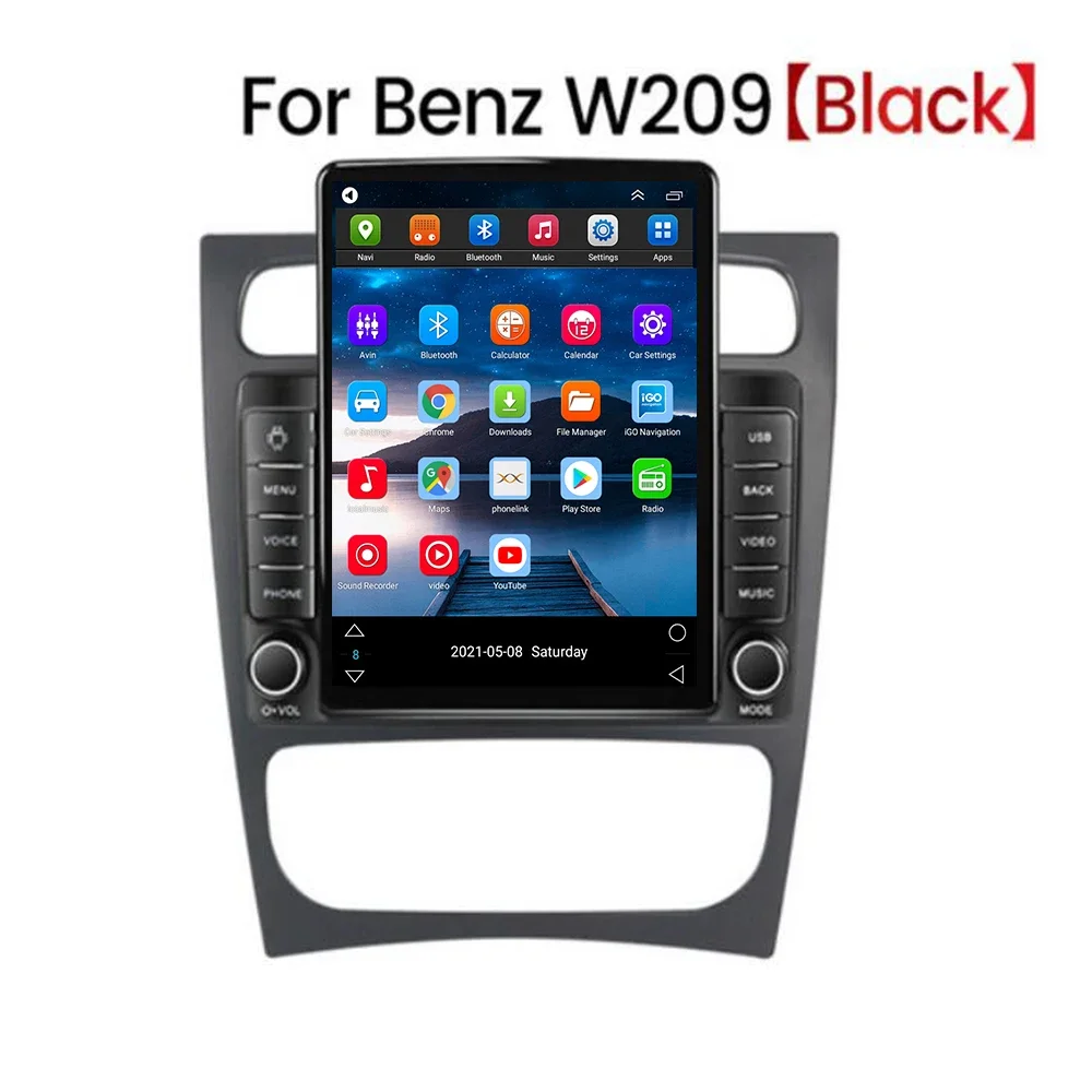 9.7インチ 車載Androidプレーヤー。ベンツW203、 - Tesla Style Screen Car Radio のレビューと価格