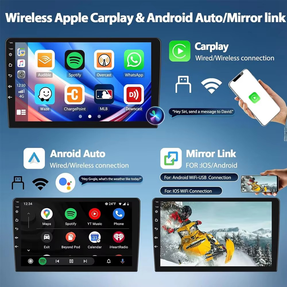Android 16システム搭載の車載ラジオステレオ、Isu - Android Car Stereo 2 Din 8 Core のレビューと価格