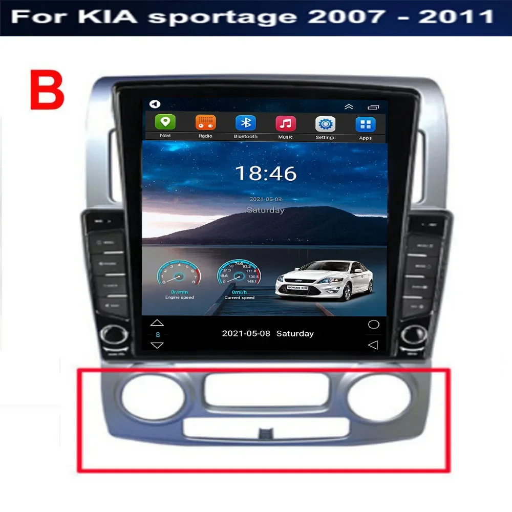 テスラ風デザインの2DIN Android 14.0搭載カー - Tesla Style Screen Car Radio のレビューと価格