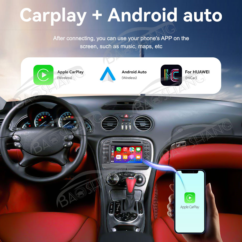 7.0インチ Android 14 カーオーディオ Pant - Car Multimedia Player Carplay Android Auto のレビューと価格