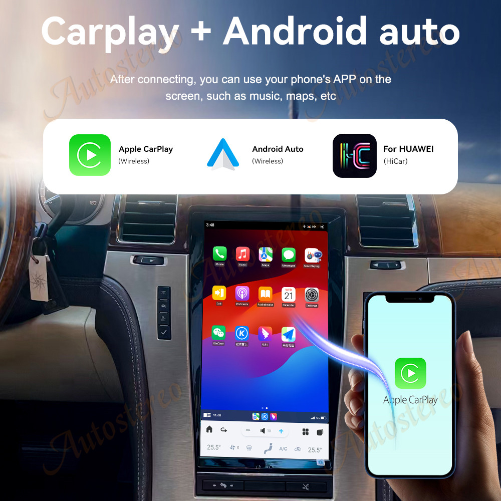 13.6インチ カープレイ対応 キャデラック エスカレード  - Android Head Unit 7862 Octa Core のレビューと価格