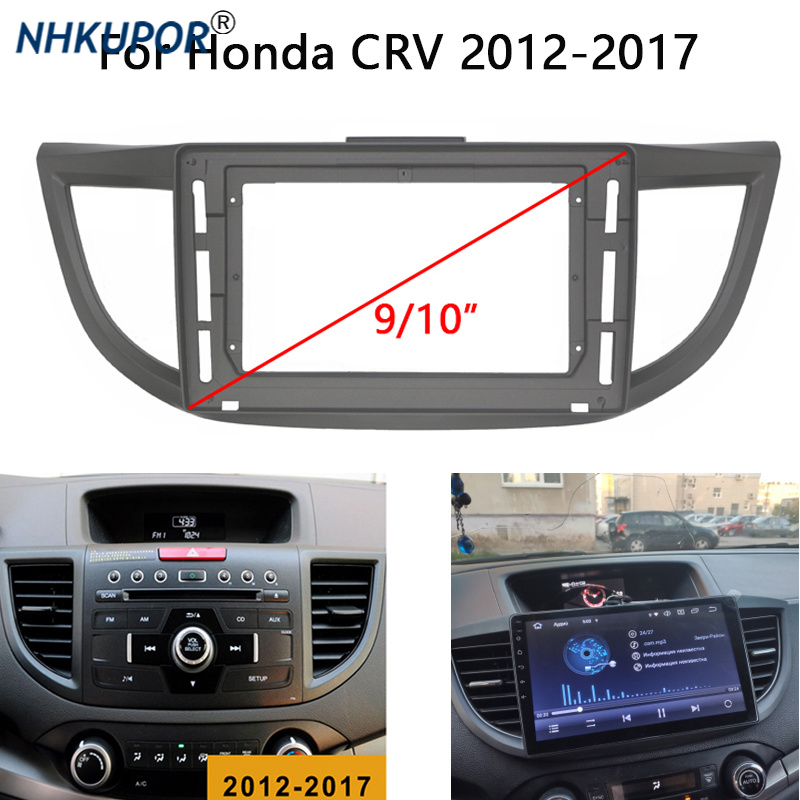 9/10 インチカーラジオフェイシアフレームキットホンダ C - Car Radio Gps Navigation 10 Inch のレビューと価格