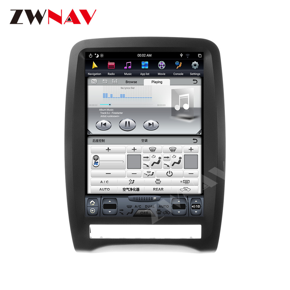 Android 128GBカーラジオ,垂直画面,GPSナビゲ - Tesla Style Screen Car Radio のレビューと価格