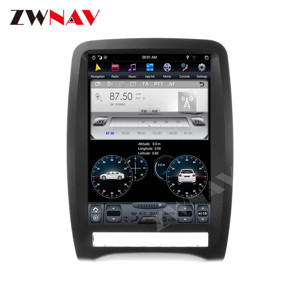 Android 128GBカーラジオ,垂直画面,GPSナビゲ - Tesla Style Screen Car Radio のレビューと価格