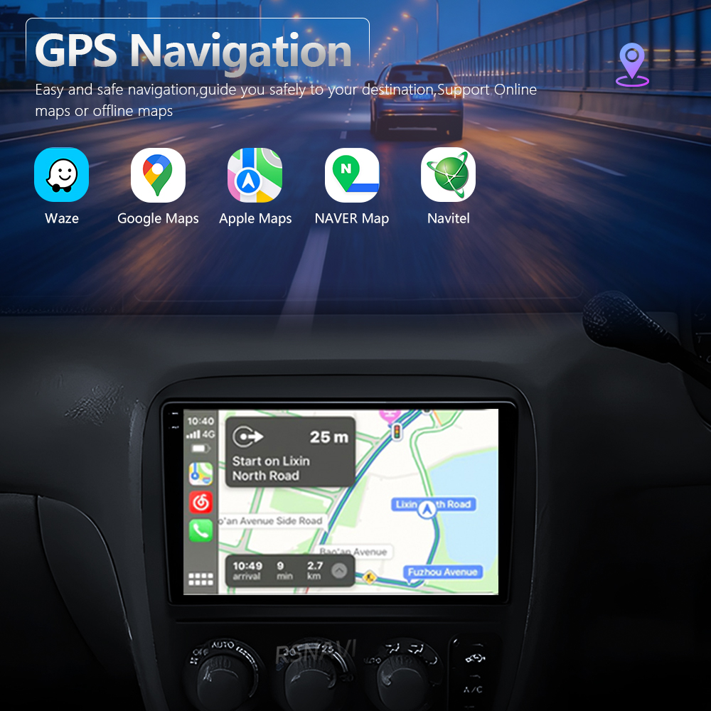 Android 16 Qualcomm CarPlay対応カ - Android Car Stereo 2 Din 8 Core のレビューと価格