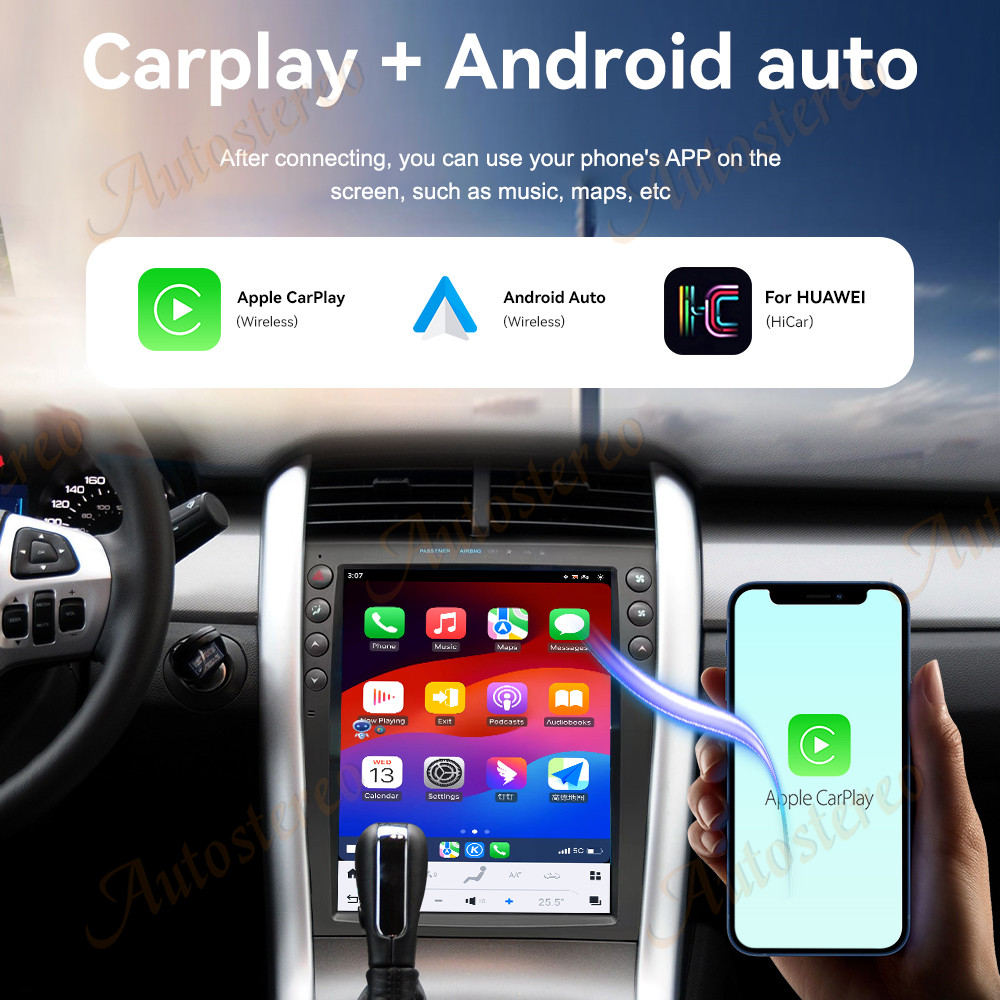 フォードエッジ-マルチメディアプレーヤーAndroid13, - Android Head Unit 7862 Octa Core のレビューと価格