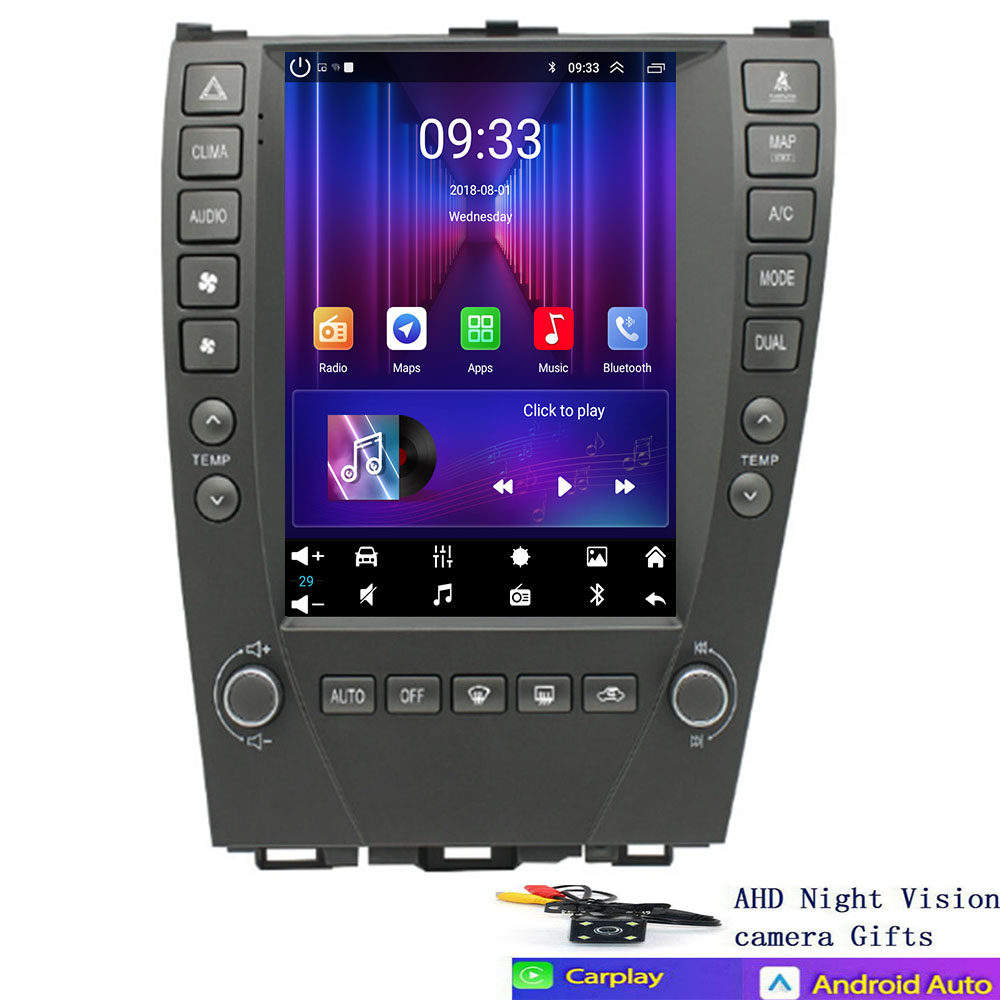 9.7インチAndroid 14カーラジオ レクサスES E - Tesla Style Screen Car Radio のレビューと価格