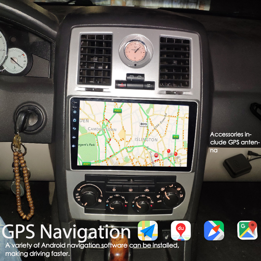 カーGPSマルチメディアラジオ,プレーヤー付きラジオ,ナビゲ - Android Head Unit 6Gb 128Gb のレビューと価格