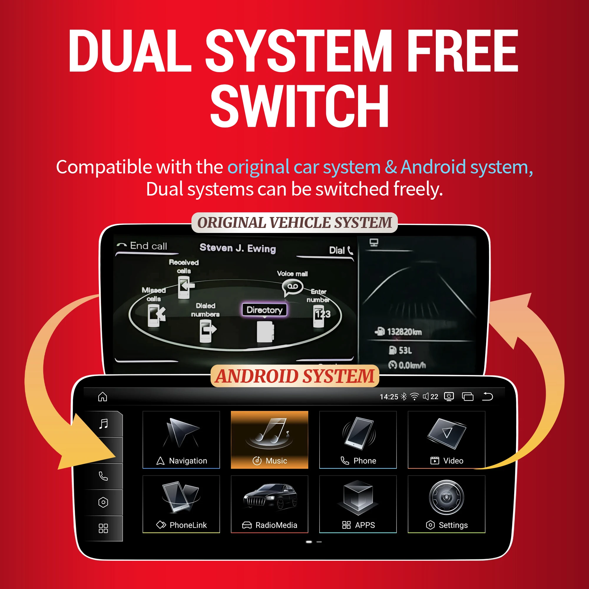 12.3インチAndroid 13カーラジオ Audi A4 - Android Auto Head Unit 12.3 Inch のレビューと価格