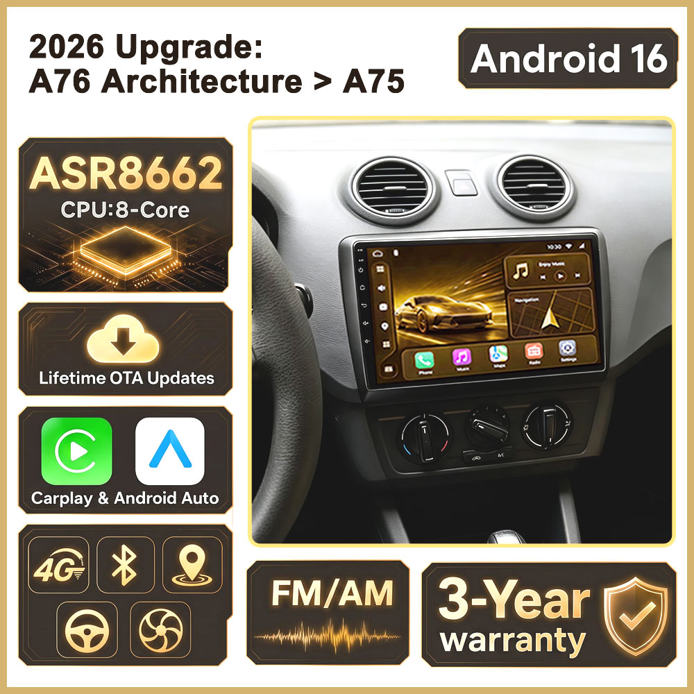 Cortex-A76 オクタコア Android 16搭載、 - Car Radio Gps Navigation 10 Inch のレビューと価格