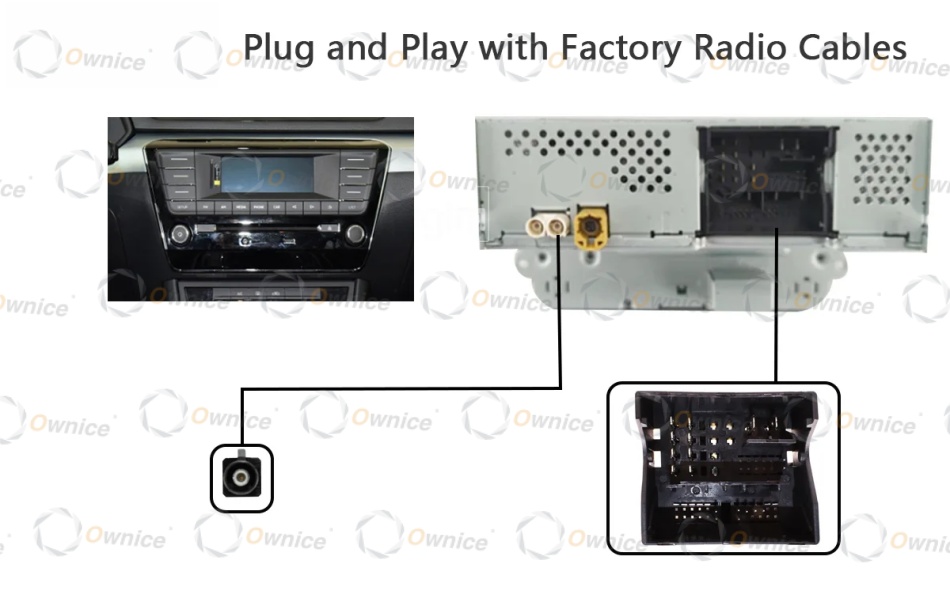 Ownice 10.1インチカーラジオフレーム シュコダ ス - Car Stereo Canbus Decoder のレビューと価格