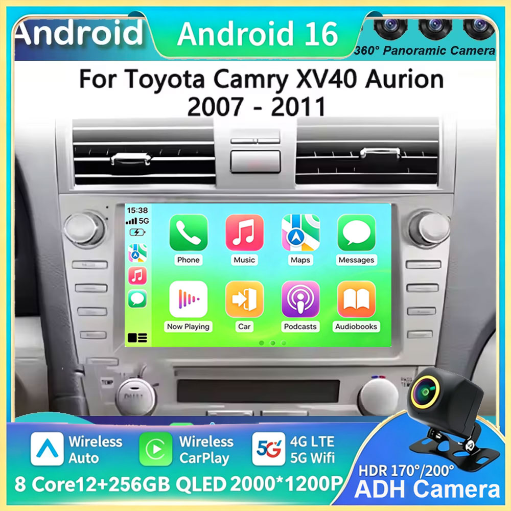 トヨタカムリXV40オーリオン2007-2011用Carpl - Android Car Stereo 2 Din 8 Core のレビューと価格