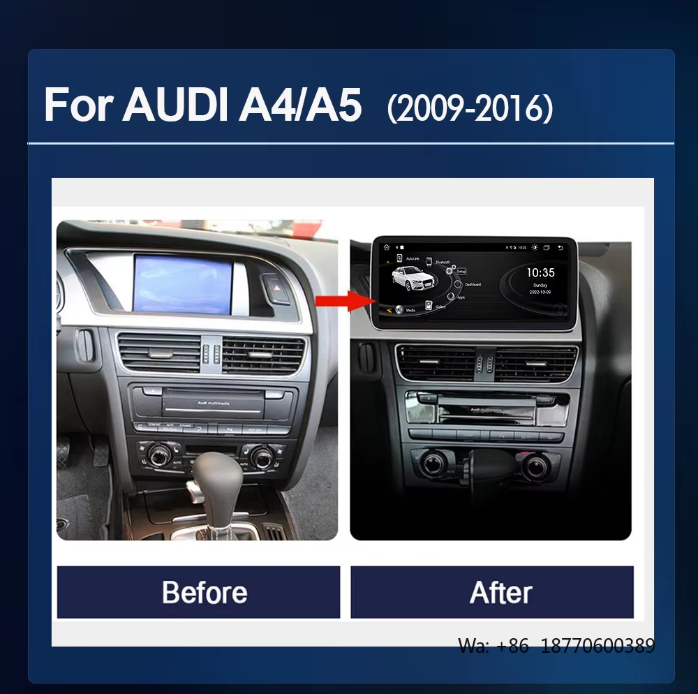 アウディ A4 B8 A5 2009-2017用 Andro - Car Multimedia Player Carplay Android Auto のレビューと価格