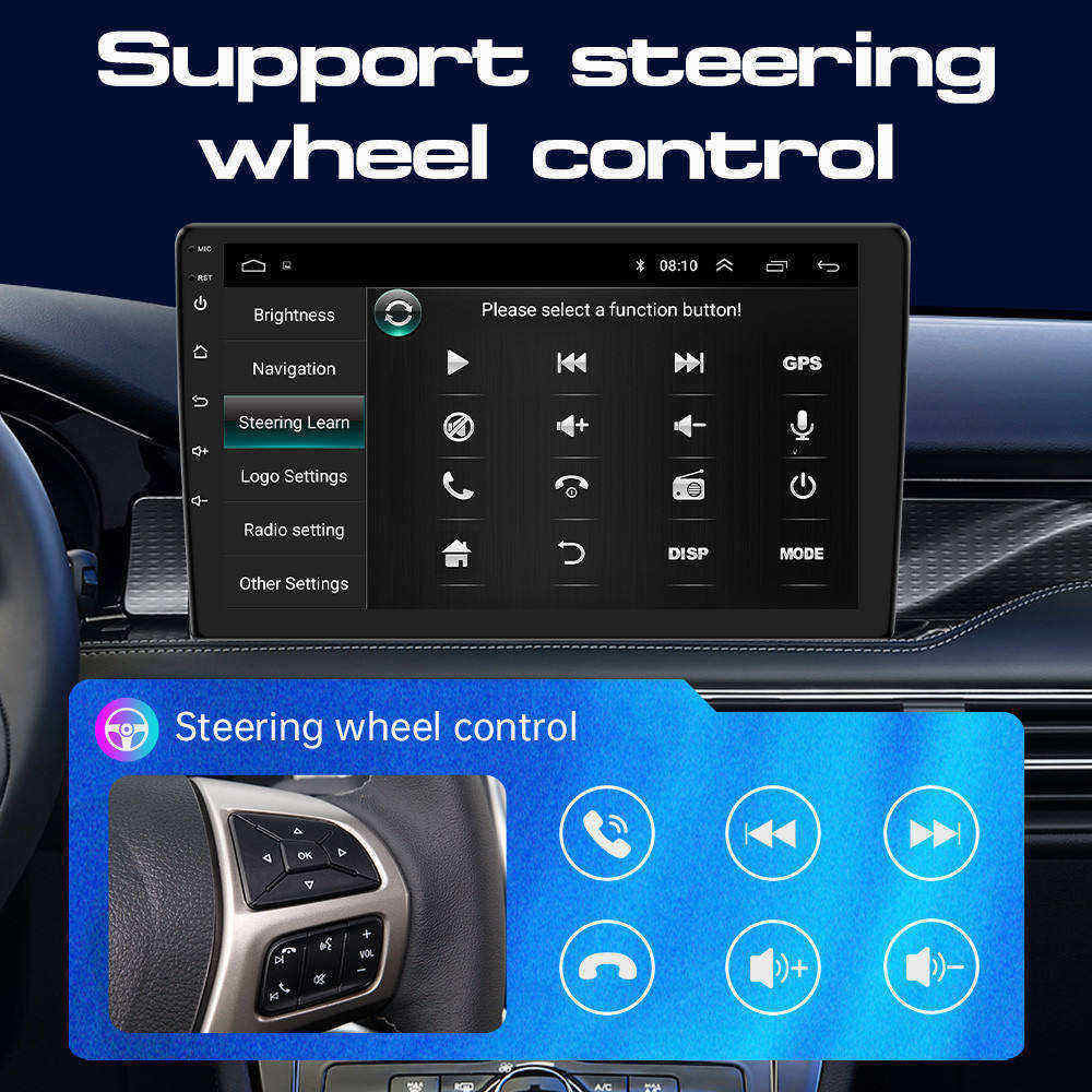 2din 7/9/10インチカーラジオ Android 10 - Car Radio Gps Navigation 10 Inch のレビューと価格