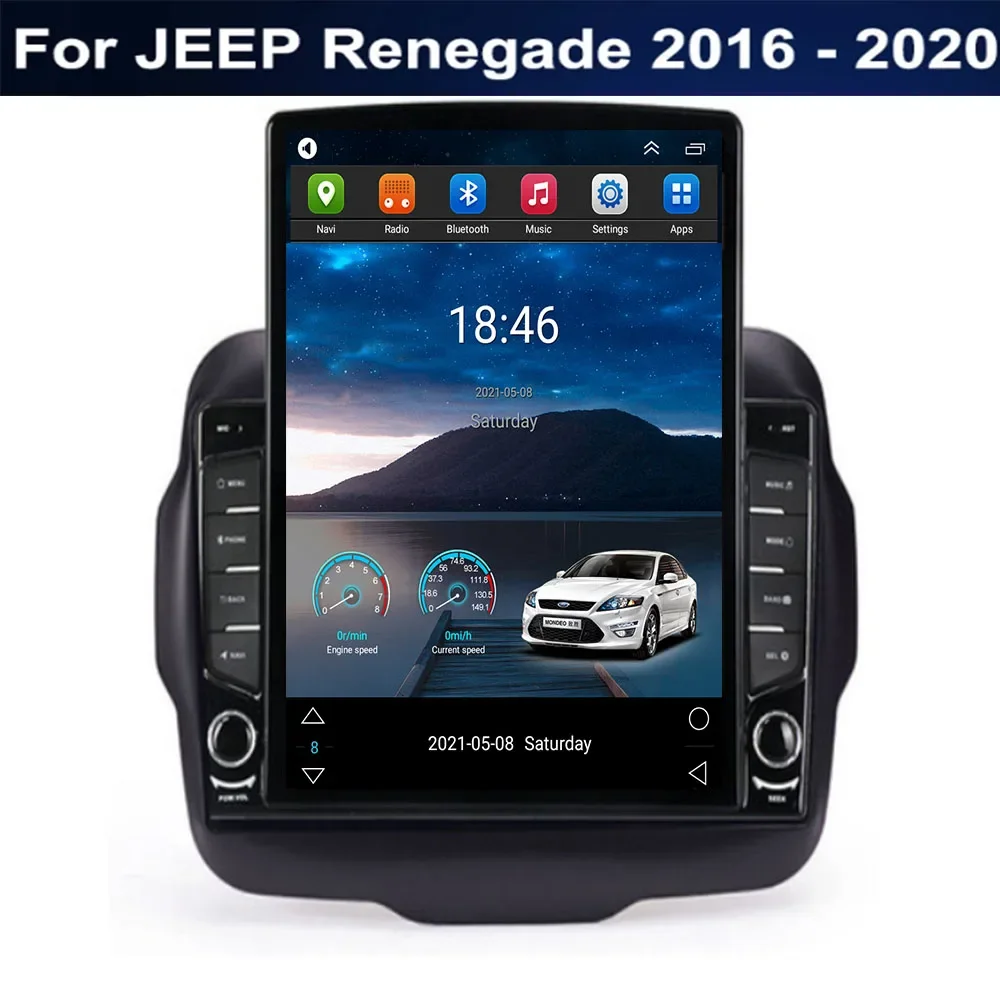 テスラ風デザインのAndroid Auto対応2DINカーラ - Tesla Style Screen Car Radio のレビューと価格