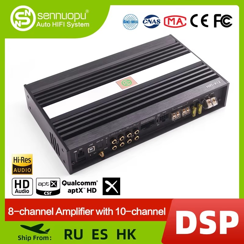 Sennuopu-Hi-Fiサウンドオーディオシステム、カー - Car Stereo Dsp 8 Channel のレビューと価格