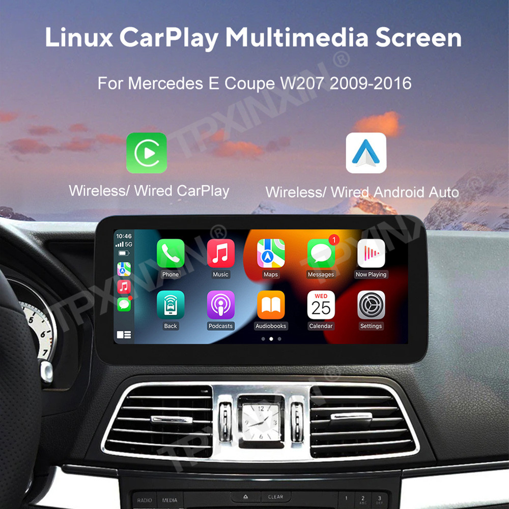 メルセデスベンツEクーペW207 2009～2016年式用  - Android Auto Head Unit 12.3 Inch のレビューと価格