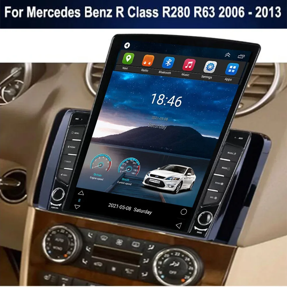 縦型スタイル テスラスクリーン Android 14 カーラ - Tesla Style Screen Car Radio のレビューと価格