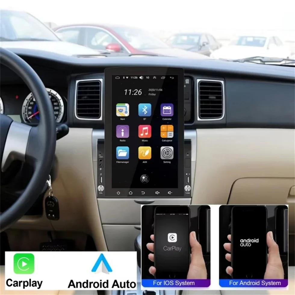 10.1インチ テスラスタイル IPSスクリーン Andro - Tesla Style Screen Car Radio のレビューと価格