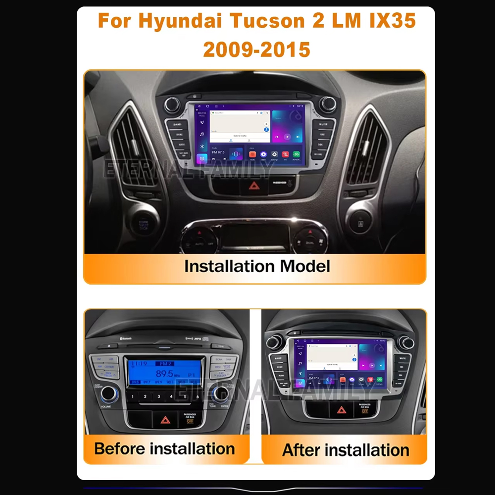 ヒュンダイIX35、ツーソン2 LM（2009年～2015年 - Car Dvd Player Bluetooth Steering Wheel のレビューと価格